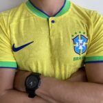 Camisa Brasil Seleção Brasileira Home Amarela Jogador Copa do Mundo Catar 2023 Nike - Imagem 7