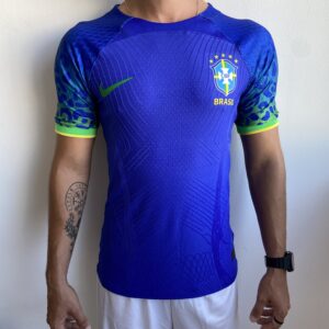 Camisa Brasil Seleção Brasileira Away Azul Jogador Copa do Mundo Catar 2023  Nike – TOKSTILO