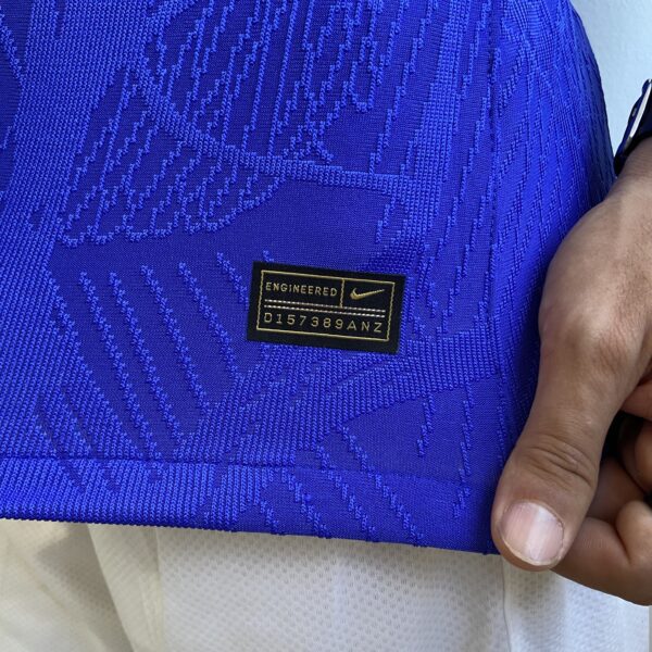 IMG_4038 Camisa Brasil Seleção Brasileira Away Azul Jogador Copa do Mundo Catar 2023 Nike - Imagem 13