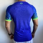 Camisa Brasil Seleção Brasileira Away Azul Jogador Copa do Mundo Catar 2023 Nike - Imagem 15