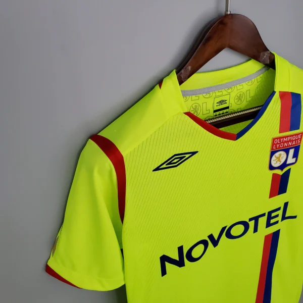Camisa Retrô Olympique Lyonnais Third 2008/2009 Umbro Verde Limão - Imagem 3