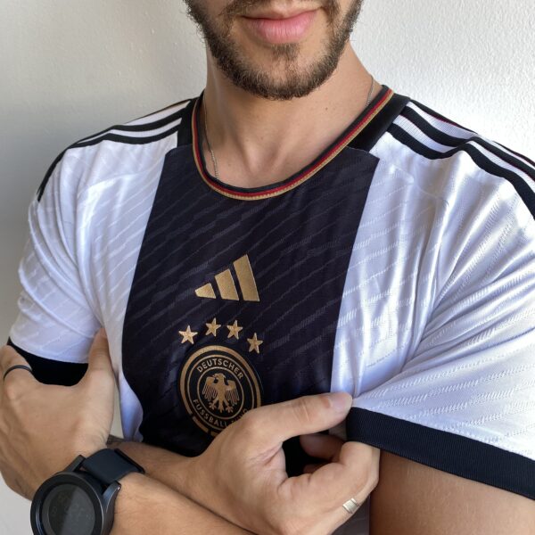 IMG_1902 Camisa Seleção Alemanha Home Branca Jogador Copa do Mundo Catar 2023 Adidas - Imagem 11