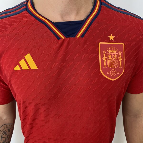 2023-01-20 14.16.19 Camisa Seleção Espanha Home Jogador 2023 Copa Adidas - Imagem 2