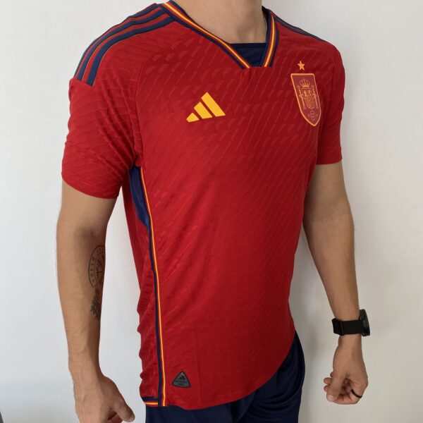 2023-01-20 14.18.22 Camisa Seleção Espanha Home Jogador 2023 Copa Adidas - Imagem 6