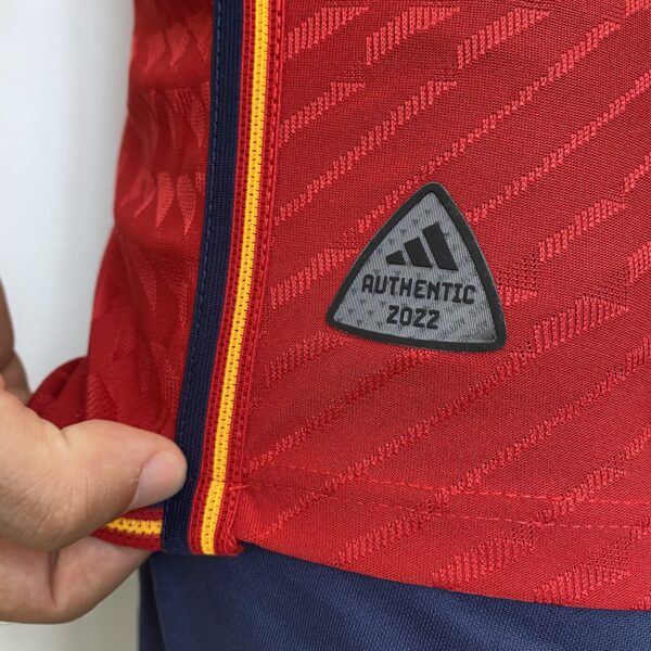 2023-01-20 14.19.59 Camisa Seleção Espanha Home Jogador 2023 Copa Adidas - Imagem 8
