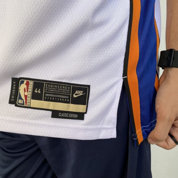 Camiseta Regata NBA Swingman Washington Wizards - Michael Jordan 23 - Classic Edition - Branca Azul 2023 Nike - Imagem 8