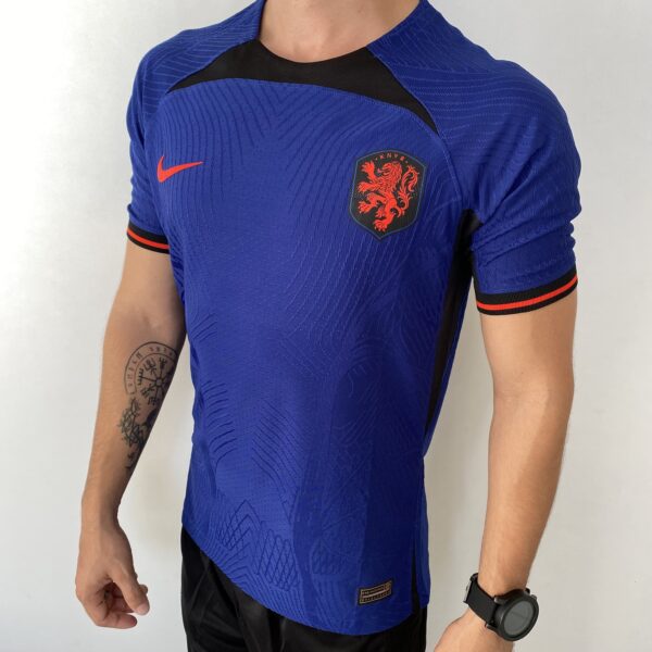 2023-01-20 15.51.52 Camisa Seleção Holanda Away Jogador 2023 Copa Nike - Imagem 7