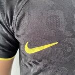 Camisa Brasil Seleção Brasileira Goleiro Preta Jogador Copa do Mundo Catar 2023 Nike - Imagem 5