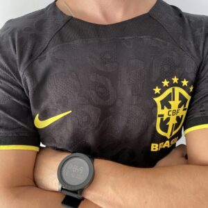 Camisa Brasil Seleção Brasileira Goleiro Preta Jogador Copa do Mundo Catar 2023 Nike