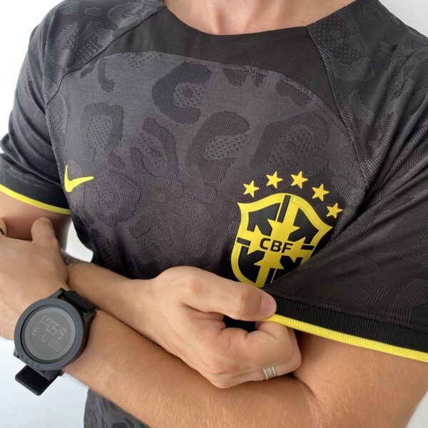 2023-01-20 16.11.38 Camisa Brasil Seleção Brasileira Goleiro Preta Jogador Copa do Mundo Catar 2023 Nike - Imagem 4