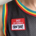 Camiseta Regata NBA Mitchell & Ness - Detroit Pistons - Slim Shady 313 - Edição Especial - NBA Remix - Colab Parceria Eminem - Preta - Imagem 3