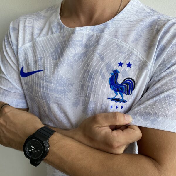 IMG_3876 Camisa Seleção França Away Jogador 2023 Copa Branca Nike - Imagem 9