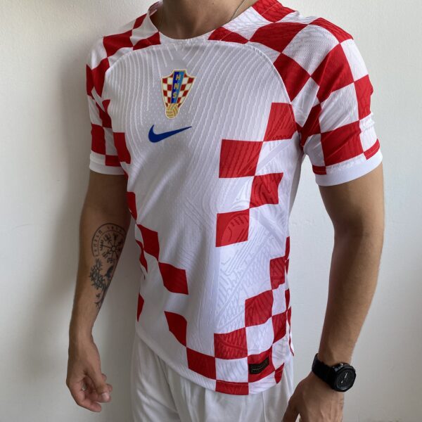 IMG_3931 Camisa Seleção Croácia Home Jogador 2023 Copa Nike - Imagem 5