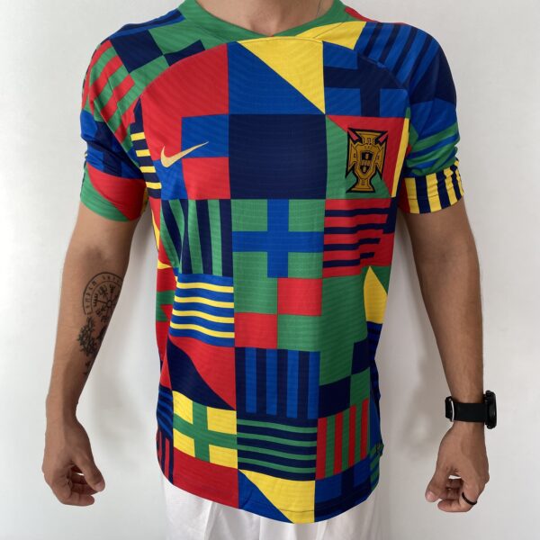 Camisa Seleção Portugal Pré-Match 2023 Copa Nike - Imagem 2