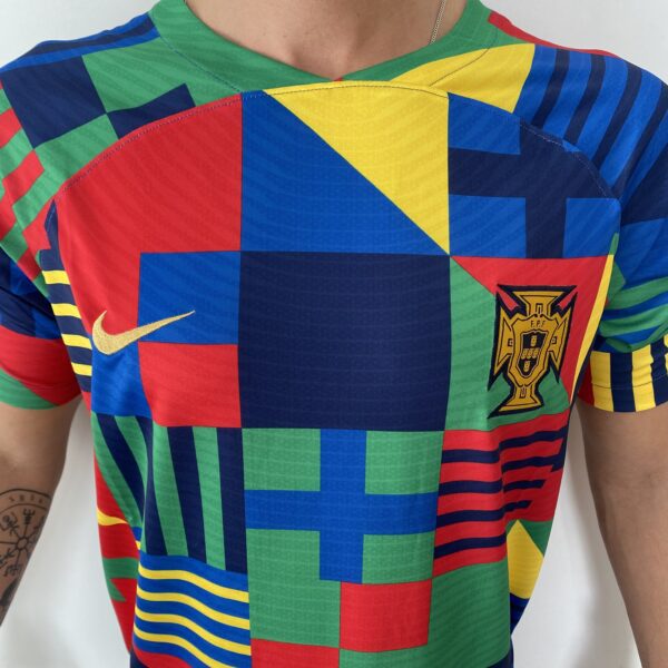 Camisa Seleção Portugal Pré-Match 2023 Copa Nike - Imagem 7