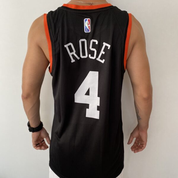 Camiseta Regata Basquete NBA Swingman Select - New York Knicks - Derrick Rose 4 - Novato do Ano - 2046 - Select Series Rookie Of The Year - Preta Nike - Imagem 9