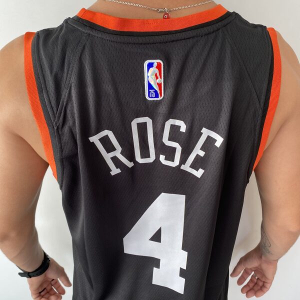 Camiseta Regata Basquete NBA Swingman Select - New York Knicks - Derrick Rose 4 - Novato do Ano - 2046 - Select Series Rookie Of The Year - Preta Nike - Imagem 10