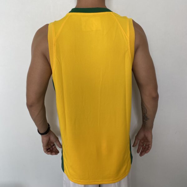 Camiseta Regata Basquete Brasil Amarela 2021 Nike - Imagem 9