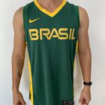 Camiseta Regata Basquete Brasil Verde 2021 Nike