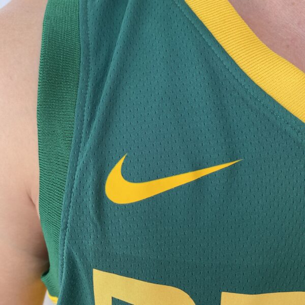 Camiseta Regata Basquete Brasil Verde 2021 Nike - Imagem 7