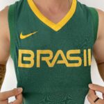 Camiseta Regata Basquete Brasil Verde 2021 Nike - Imagem 3