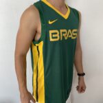 Camiseta Regata Basquete Brasil Verde 2021 Nike - Imagem 6