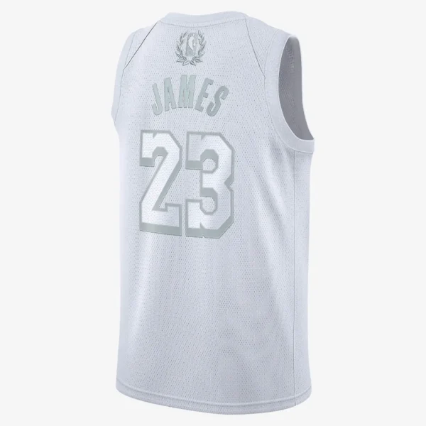 Camiseta NBA Lebron James 23 Los Angeles Lakers Blanca 2020-2021