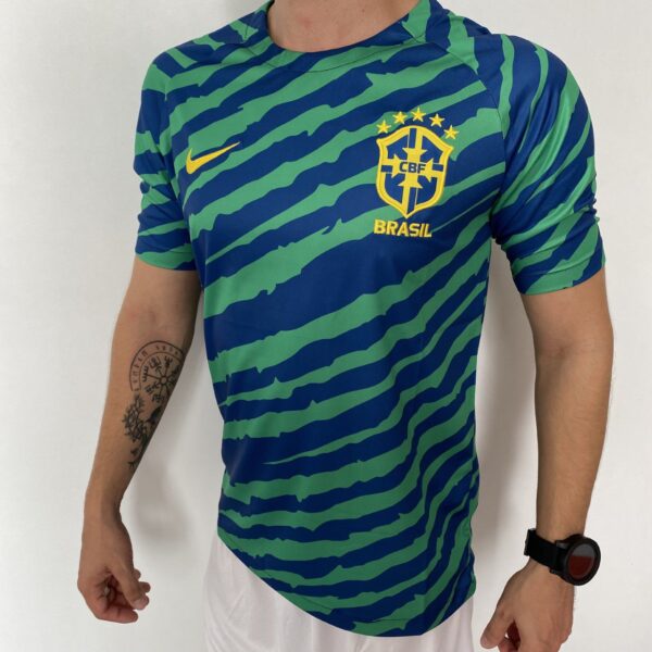 Camisa Seleção Brasil Pré-Match 2023 Copa Nike - Imagem 7