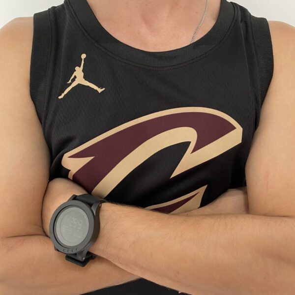 Camiseta Regata Basquete NBA Swingman Cleveland Cavaliers - Cavs - Donovan Mitchell 45 Statement Edition Preta 2023 Jordan - Imagem 2