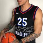 Camiseta Regata NBA Philadelphia 76ers Simmons 25 City Edition Nike - Imagem 2