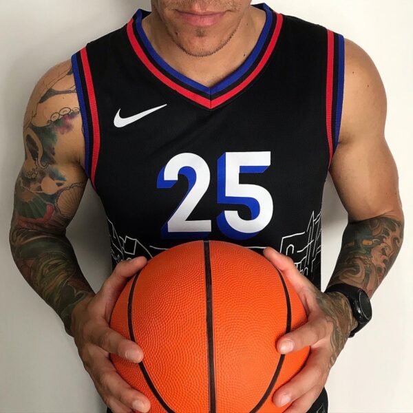 Camiseta Regata NBA Philadelphia 76ers Simmons 25 City Edition Nike - Imagem 3