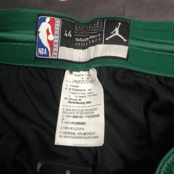 CELTICS PRETO 11 Short Bermuda Basquete NBA Boston Celtics Statement Edition Preta 2022 Jordan - Imagem 19