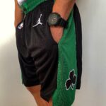 Short Bermuda Basquete NBA Boston Celtics Statement Edition Preta 2022 Jordan