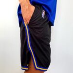 Short Bermuda Basquete NBA Golden State Warriors City Edition Preta 2022 Nike - Imagem 8