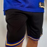 Short Bermuda Basquete NBA Golden State Warriors City Edition Preta 2022 Nike - Imagem 4