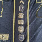 Camiseta Regata Basquete NBA Los Angeles Lakers Preta Mamba Negra - Black Mamba - 24 Kobe Bryant - 5x - Edição Comemorativa - Preta Dourada - Fios de Ouro - Adidas - Imagem 24