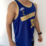 Camiseta Regata NBA Swingman Golden States Warriors Curry 30 Classic Edition Azul 2023 Nike - Imagem 6