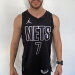 Camiseta Regata NBA Swingman Brooklyn Nets Kevin Durant 7 Statement Edition Preta 2023 Jordan - Imagem 2