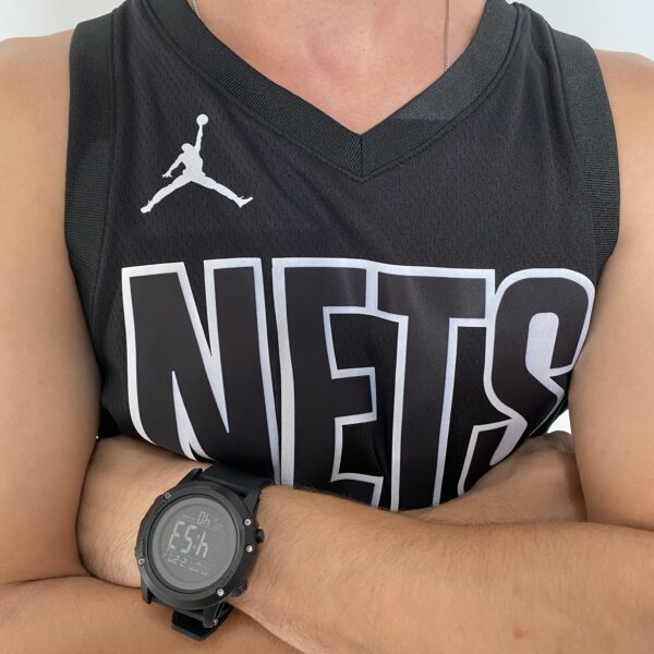 Camiseta Regata NBA Swingman Brooklyn Nets Kevin Durant 7 Statement Edition Preta 2023 Jordan - Imagem 3