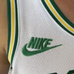 Camiseta Regata Basquete NBA Swingman Houston Rockets Green 4 Branca Classic Edition 2023 Nike - Imagem 4