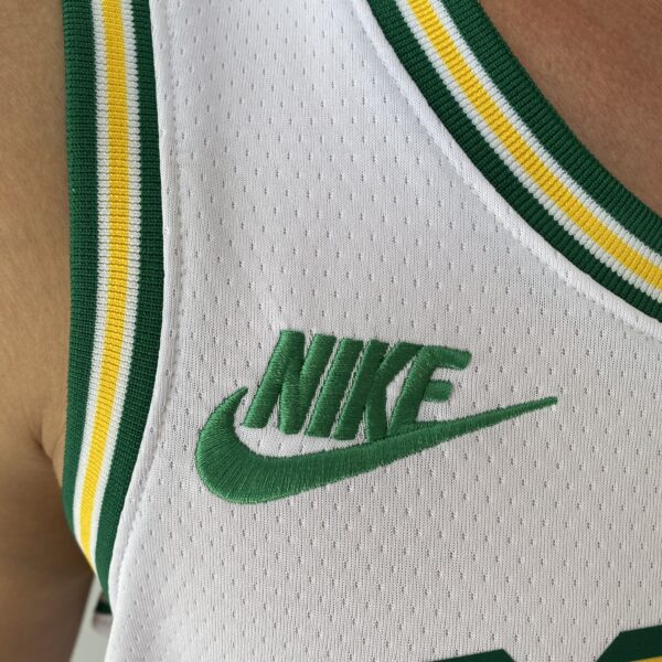 IMG_8362 Camiseta Regata Basquete NBA Swingman Houston Rockets Green 4 Branca Classic Edition 2023 Nike - Imagem 4