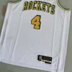 Camiseta Regata Basquete NBA Swingman Houston Rockets Green 4 Branca Classic Edition 2023 Nike - Imagem 15