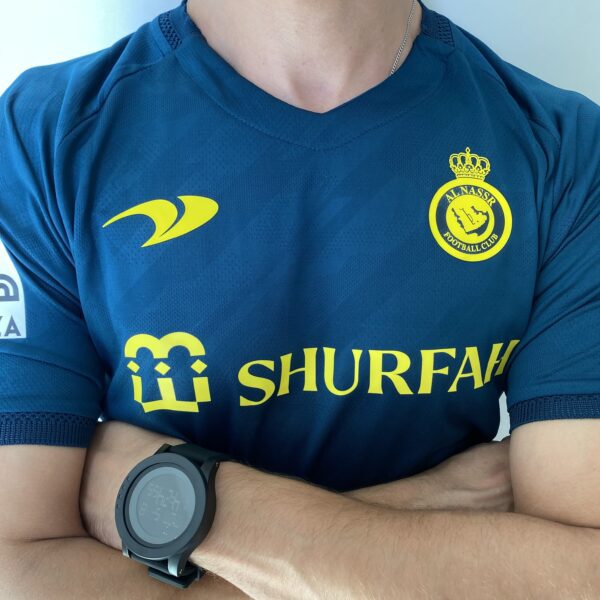 2023-04-19 14.11 Camisa Al Nassr Away Versão Jogador Cristiano Ronaldo 7 CR7 2023 Duneus Verde - Imagem 4