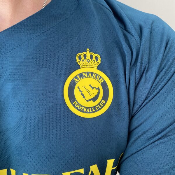 2023-04-19 14.12 Camisa Al Nassr Away Versão Jogador Cristiano Ronaldo 7 CR7 2023 Duneus Verde - Imagem 6