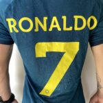 Camisa Al Nassr Away Versão Jogador Cristiano Ronaldo 7 CR7 2023 Duneus Verde - Imagem 16
