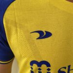 Camisa Al Nassr Home Versão Jogador Cristiano Ronaldo 7 CR7 2023 Duneus Amarela - Imagem 4