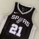 Camiseta Regata NBA Swingman San Antonio Spurs - Tim Duncan 21 - Icon Edition Preta Nike - Imagem 12