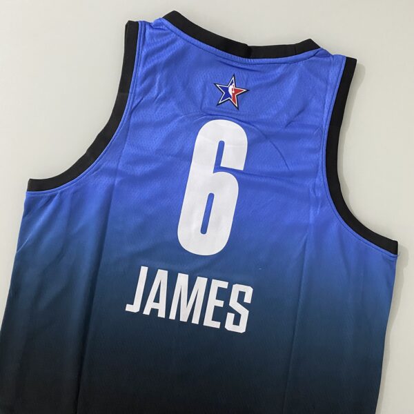 Camiseta Regata Basquete NBA All-Star Game "Team LeBron" Statement Edition LeBron James 6 2023 Azul Nike - Imagem 23