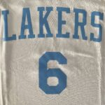 Camiseta Regata Basquete NBA Los Angeles Lakers LeBron James 6 Classic Edition Branca 2023 Nike - Imagem 22