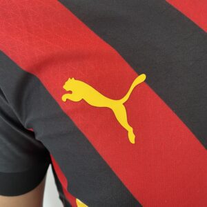 Camisa II Manchester City Preta/Vermelha Away 2022/2023 – Versão